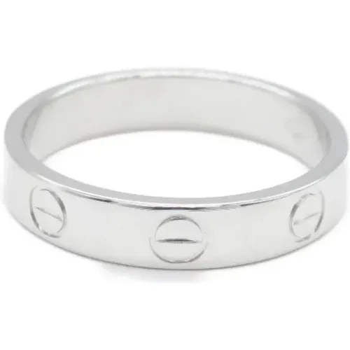 Pre-owned White Gold rings , female, Sizes: ONE SIZE - Cartier Vintage - Modalova