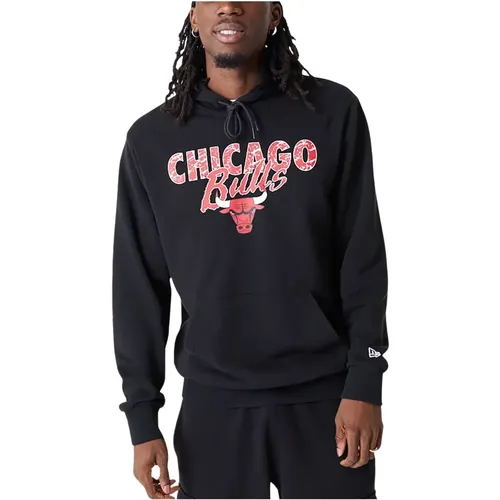 Chicago Bulls Hoodie , male, Sizes: 2XL, XL, M, L - new era - Modalova