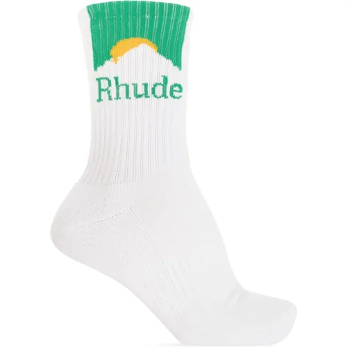 Socken mit Logo Rhude - Rhude - Modalova