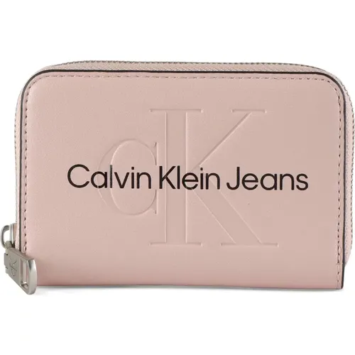 Eco-leather Logo Mini Wallet , female, Sizes: ONE SIZE - Calvin Klein Jeans - Modalova