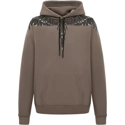 Icon Wings Hoodie , male, Sizes: XL - Marcelo Burlon - Modalova