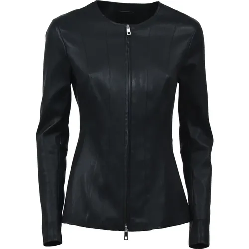 Fitted Jacket with Two-Way Zip Opening , female, Sizes: XL - 1972 Desa - Modalova