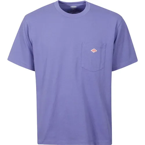 Pocket T-Shirt Short Sleeves , male, Sizes: XL, M, L, S - Danton - Modalova