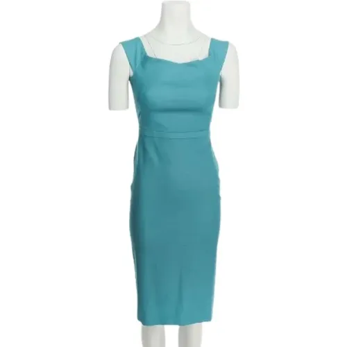 Pre-owned Petrol Sheath Dress, Size 36 , female, Sizes: S - Gucci Vintage - Modalova