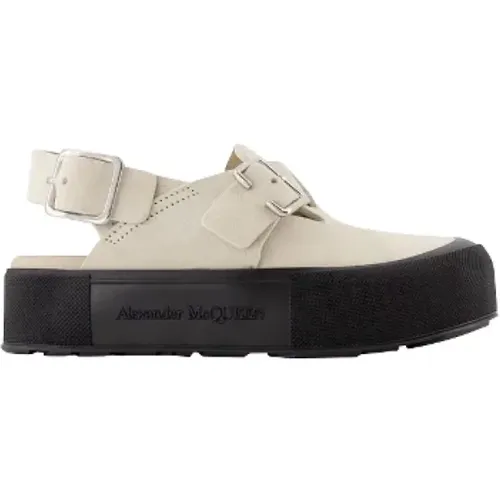 Leather sandals , female, Sizes: 11 UK, 10 UK, 7 UK, 9 UK - alexander mcqueen - Modalova