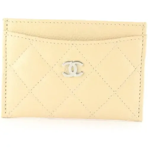 Italian Leather Wallets, Pre-owned, 4.5 Length , unisex, Sizes: ONE SIZE - Chanel Vintage - Modalova