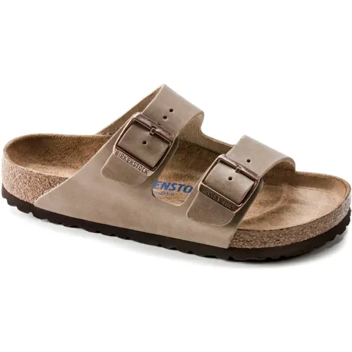 Arizona Soft Footbed Oiled Leather Sandals , male, Sizes: 11 UK, 7 UK, 10 UK, 12 UK, 9 UK, 3 UK - Birkenstock - Modalova