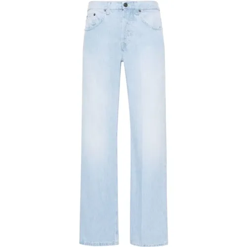 Wide Leg Denim Jeans , female, Sizes: W30, W31, W25, W29 - Dondup - Modalova