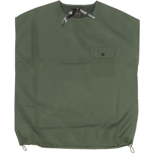 Padded Vest Olive , male, Sizes: XL, M - Taion - Modalova