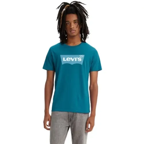 Levi's, Herren Baumwoll T-Shirt , Herren, Größe: S - Levis - Modalova