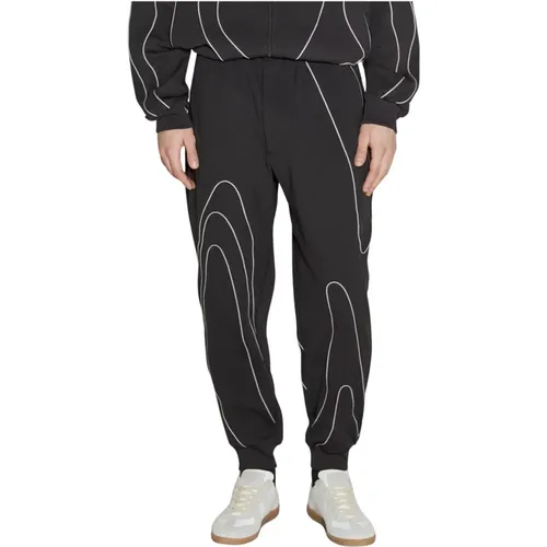 Kontrast Piping Track Pants , Herren, Größe: L - Y-3 - Modalova