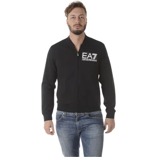 Kapuzenpullover , Herren, Größe: S - Emporio Armani EA7 - Modalova