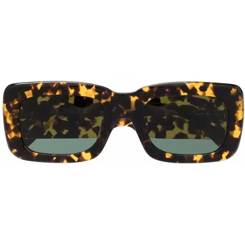 Oversized Sunglasses with Turtle Effect , female, Sizes: ONE SIZE - The Attico - Modalova