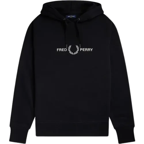 Logo Kapuzenpullover , Herren, Größe: S - Fred Perry - Modalova