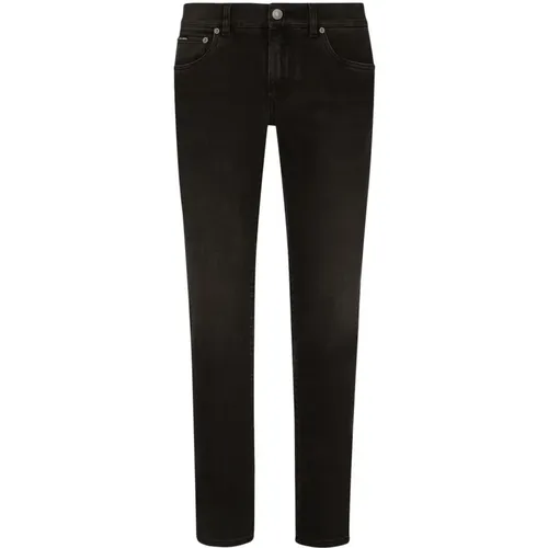 Essential Slim Fit Jeans - Dolce & Gabbana - Modalova
