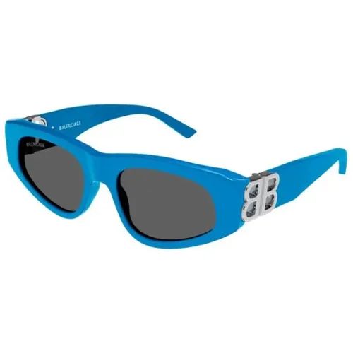 Hellblau Graue Sonnenbrille Bb0095S 011 - Balenciaga - Modalova