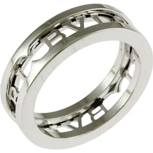 Pre-owned Silver rings , female, Sizes: ONE SIZE - Bvlgari Vintage - Modalova