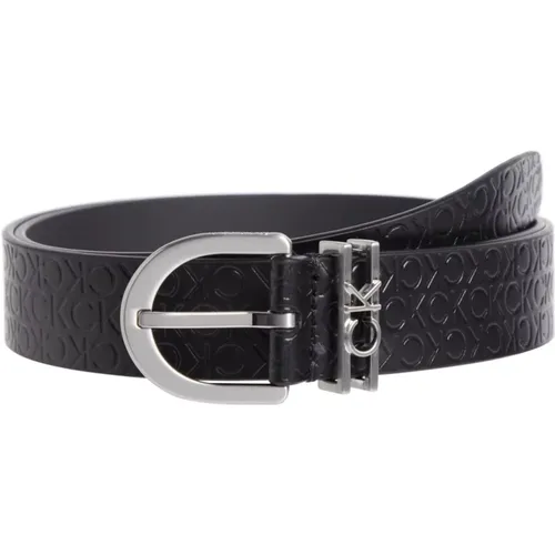 Embossed Loop Belt , female, Sizes: 75 CM, 85 CM, 80 CM, 95 CM - Calvin Klein - Modalova