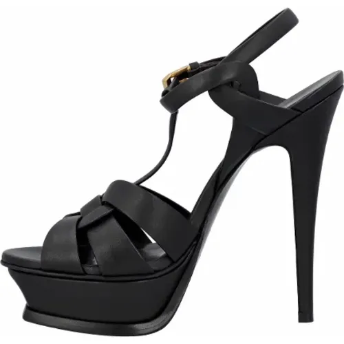 Leder sandals Saint Laurent - Saint Laurent - Modalova