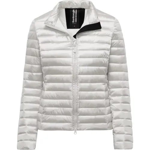 Bright Nylon Jacket with Synthetic Padding , female, Sizes: M, 2XL, L, S, XL - BomBoogie - Modalova
