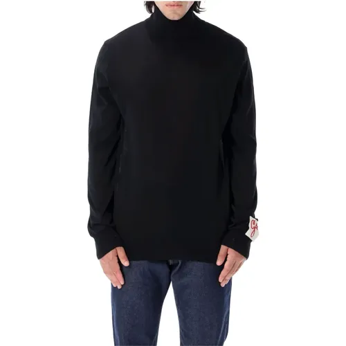 Stylish Merino High Neck Sweater , male, Sizes: XL, M, L - Golden Goose - Modalova