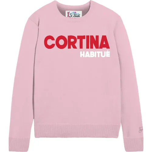 Rosa Pullover für Frauen - MC2 Saint Barth - Modalova