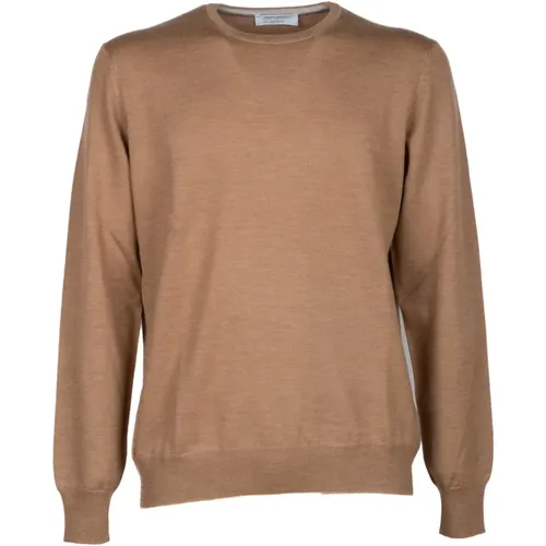 Merino Camel Sweater , male, Sizes: 4XL, 3XL - Gran Sasso - Modalova