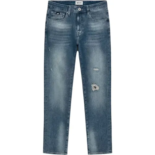 Skinny Fit Denim Jeans , Herren, Größe: W34 - GAS - Modalova