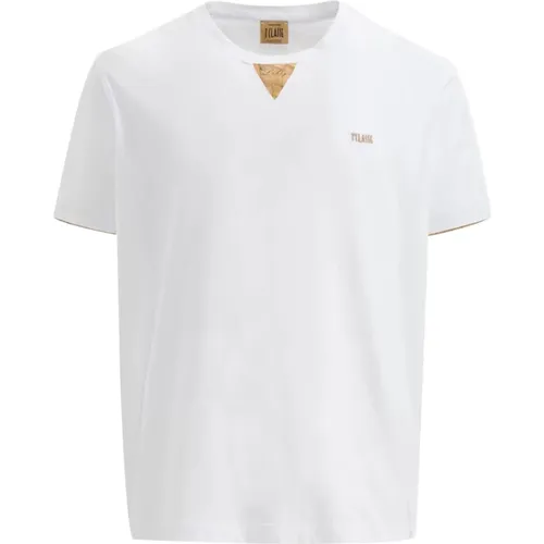 Weltkarte Geo T-shirt Weiß , Herren, Größe: S - Alviero Martini 1a Classe - Modalova
