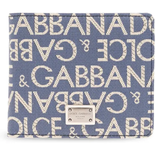Faltbare Brieftasche , Herren, Größe: ONE Size - Dolce & Gabbana - Modalova