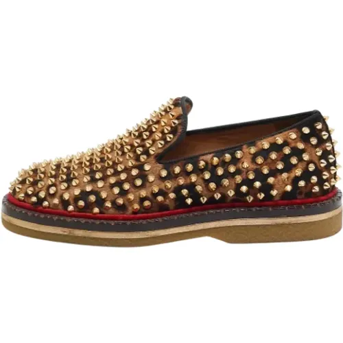 Pre-owned Stoff flats - Christian Louboutin Pre-owned - Modalova