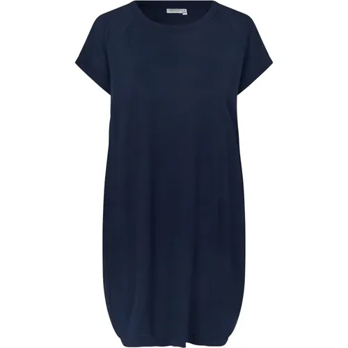 Soft and Comfortable Basic Dress with Short Sleeves , female, Sizes: S, XS, L, 2XL, XL, M - Masai - Modalova