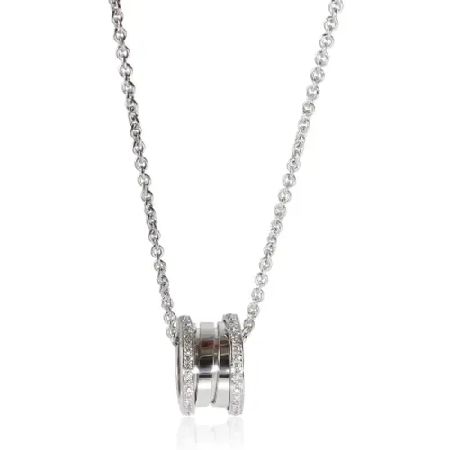 Pre-owned White Gold necklaces , female, Sizes: ONE SIZE - Bvlgari Vintage - Modalova