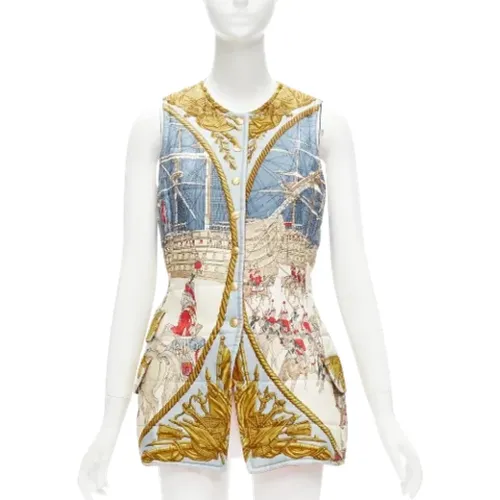 Pre-owned Silk outerwear , female, Sizes: 3XL - Hermès Vintage - Modalova