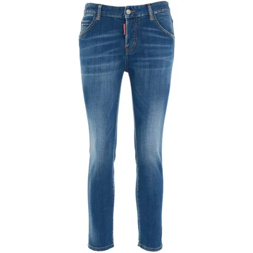 Blaue Jeans für Frauen , Damen, Größe: 2XS - Dsquared2 - Modalova