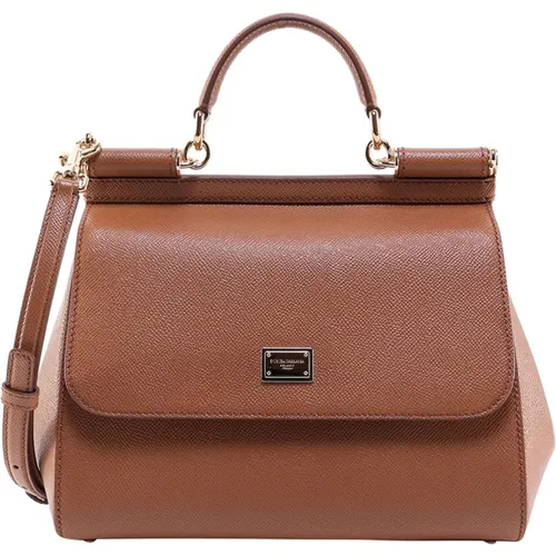 Flap Handbag with Removable Strap , female, Sizes: ONE SIZE - Dolce & Gabbana - Modalova