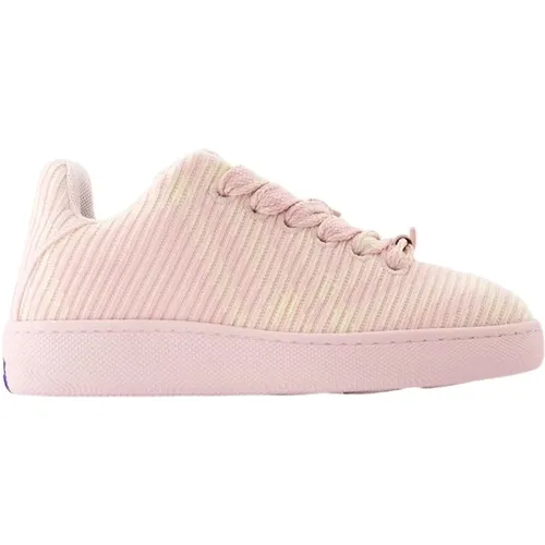 LF Box Knit Sneakers - Synthetic - , female, Sizes: 2 UK - Burberry - Modalova