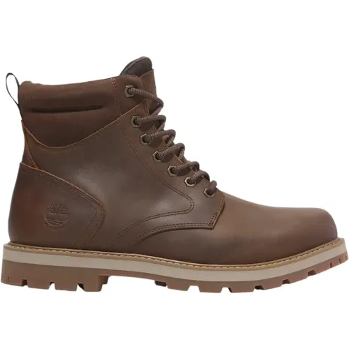 Wasserdichte Mid Lace-Up Stiefel Rost , Herren, Größe: 40 EU - Timberland - Modalova