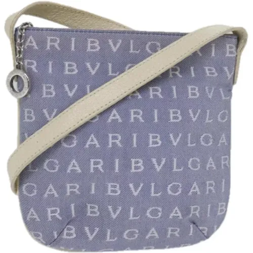 Pre-owned Canvas shoulder-bags , female, Sizes: ONE SIZE - Bvlgari Vintage - Modalova