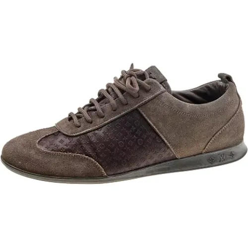 Pre-owned Suede sneakers , female, Sizes: 4 1/2 UK - Louis Vuitton Vintage - Modalova