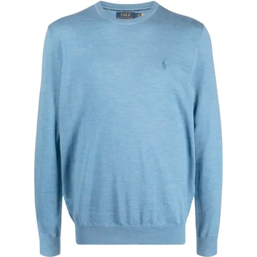 Blaue Sweatshirts für Herren Aw23 , Herren, Größe: XL - Ralph Lauren - Modalova
