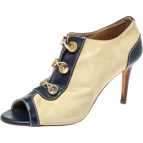 Pre-owned Leather boots , female, Sizes: 5 UK - Carolina Herrera Pre-owned - Modalova