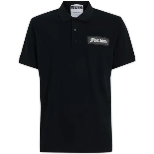 Classic Polo Shirt , male, Sizes: S - Moschino - Modalova