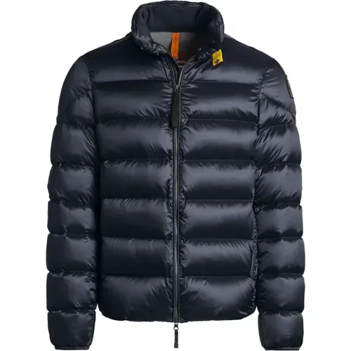 Blaue Navy Sheen Daunenjacke , Herren, Größe: XL - Parajumpers - Modalova