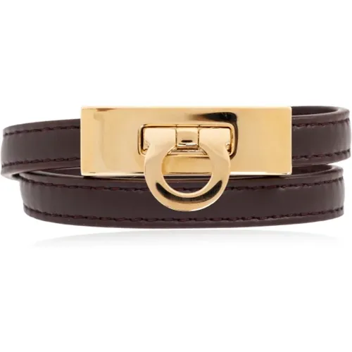 Lederarmband Salvatore Ferragamo - Salvatore Ferragamo - Modalova