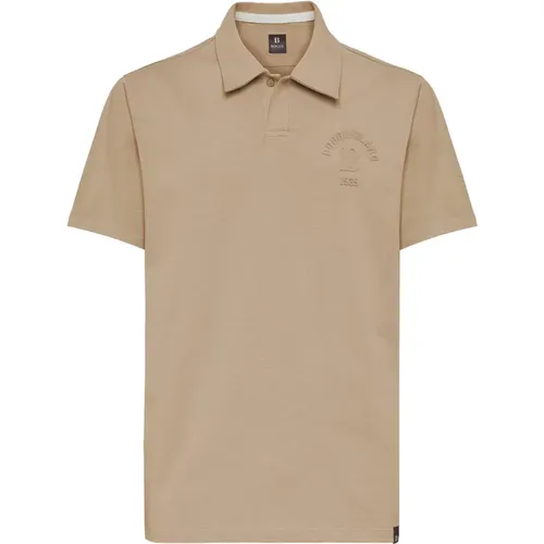 Baumwollmischung Jersey Polo Shirt - Boggi Milano - Modalova