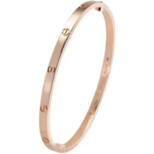 Pre-owned Rose Gold bracelets , female, Sizes: ONE SIZE - Cartier Vintage - Modalova