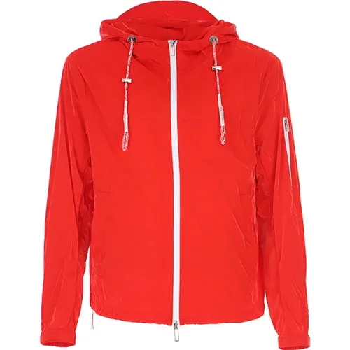 Gl Effect Hooded Jacket , male, Sizes: 2XL, L, XL - Emporio Armani - Modalova