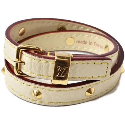 Pre-owned Leather bracelets , female, Sizes: ONE SIZE - Louis Vuitton Vintage - Modalova