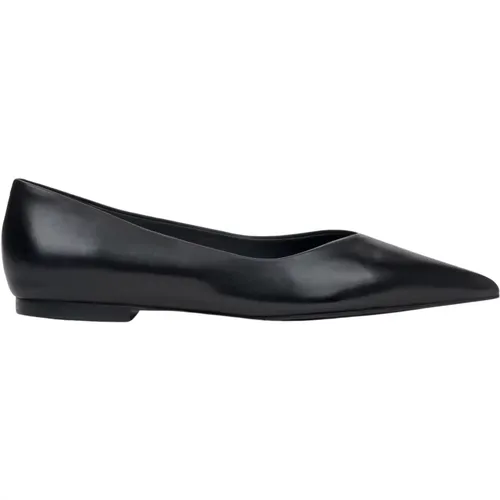 Women's Pointed Toe Ballet Flats made of Genuine Leather Er00115896 , female, Sizes: 6 UK, 7 UK, 4 UK, 5 UK - Estro - Modalova